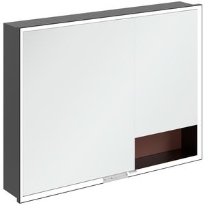 Inbouw-spiegelkast My View+ 1000x750x168mm Wine Red