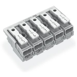 Kroonklem Drukknop extern z. PE-contact wit 294-5045 VVE=250