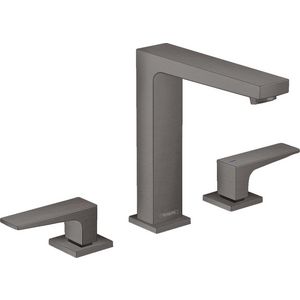 Wastafelmengkraan 160 3-gats Metropol 32515340 brushed black chrome