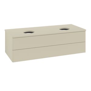 Wastafelonderkast Antao 1200x360x500mm S.Grey Matt Lacquer K24010HJ
