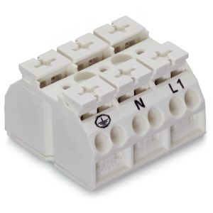 4-draads apparaataansluitklem Ex e II 862-1633 VVE=250