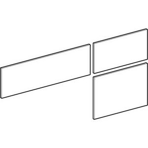 Ladefr.set onderk/opzetwast+3 lade 120cm noot hick mel hout