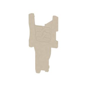 Afsluit- eindplaat d.beige h:14mm b:0.5mm V-0, VVE=50