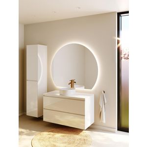 Counter Top+BC SPR-UP_40 100 +bowl glossy white