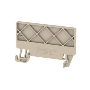 Afsluit- eindplaat (terminal) h:52.67mm b:2.5 m VVE=50