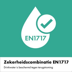 Vivenis 1-hendel afbouwdeel inbouwbadmengkraan voor 2 functies geïnt. zekerheidscombi EN1717 Mat wit
