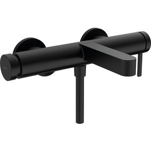 Finoris 1-hendel badmengkraan mat zwart HoH 150mm incl. S-koppelingen