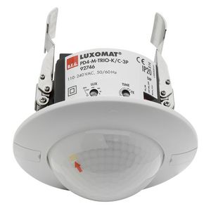 Aanwezigheidsmelder TRIO 360gr. IB wit IP20 40m 1Kanaal