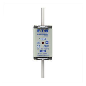 Zekering laagsp. 100A AC 400V NH02 gL/gG dubbele mel VVE=3