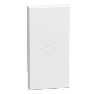 Light Now axiale toets met pictogram lamp 1 module - wit