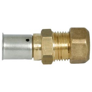 Perssok verlopend TIGRIS 16x15mm persaansluiting x klem