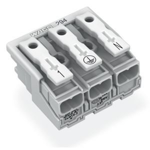 Kroonklem Drukknop extern z. PE-contact wit 294-4053 VVE=500