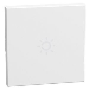 Light Now axiale toets met pictogram lamp 2 modules - wit