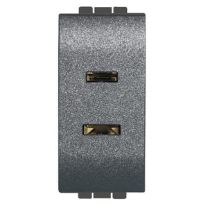 Wandcontactdoos USA 1 module Livinglight