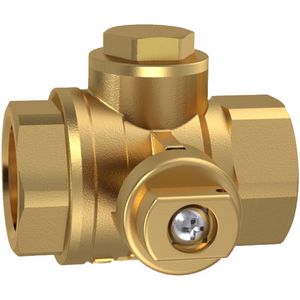 Kogelkraan met filter PN16DN25 1 bn. DZR (DeZincification Resistant) messing