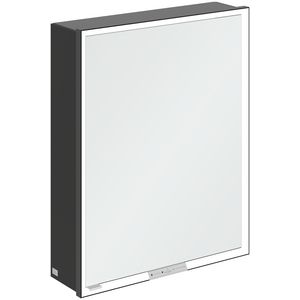 Opbouw Spiegelkast My View+ 600x750x168mm Volcano Black