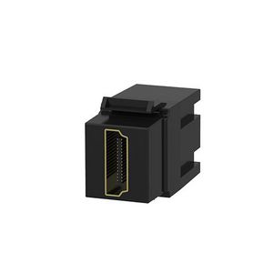 HDMI coupler (F-F) zwart + bevestigingsclip