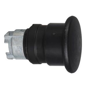 Kop noodstopdrukknop 40mm Terugvering 22mm Zwart metaal