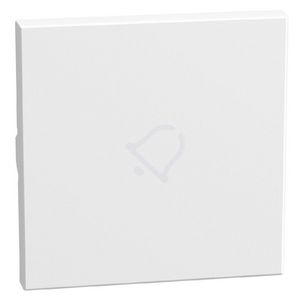 Light Now axiale toets met pictogram bel 2 modules - wit
