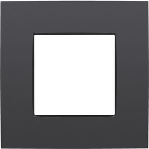 Enkelvoudige afdekplaat Intense anthracite