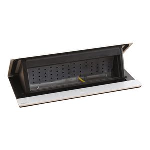 Bureau aansluitunit Pop-up 8 mod. ALU excl. Mosaic
