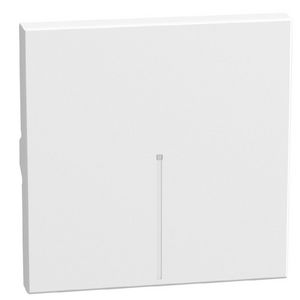 Light Now axiale toets voor bedieningen 2 modules - wit
