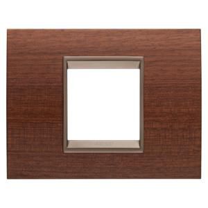 LUX PLAAT-VAN HOUT-2 MODULE-WALNOOT-BINNENFRAME MAT
