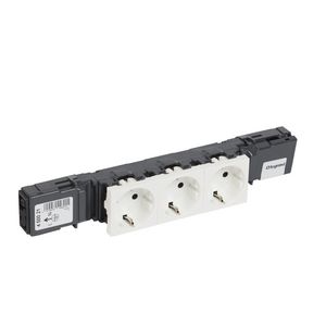 Wandcontactdoos Snap-on 3-voudig standaard/GST18i3
