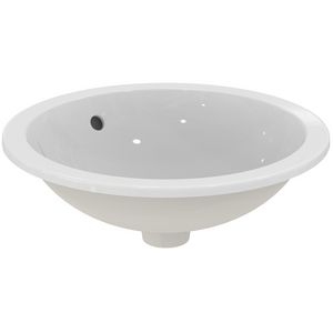 Inbouwwastafel Connect rond 480x480x175mm wit