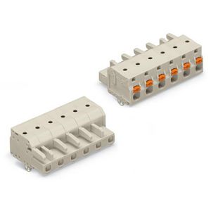 1-draads FE steker druk li.grijs 2721-202/008-000 VVE=100