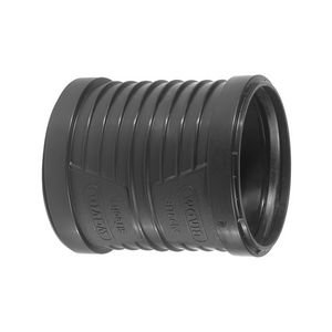 Sitech+ geluidsarm PP steekmof zwart 90mm