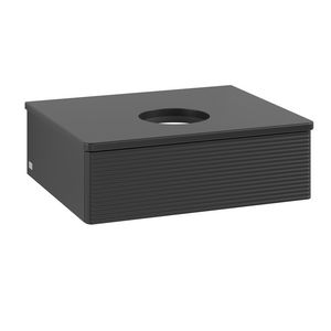 Wastafelonderkast Antao 600x190x500mm Black Matt Lacquer L07110PD