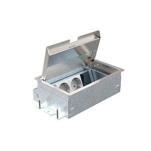 Servicebox + vloercontactdoos 65mm 2x wandcontactdoos + M45 leeg