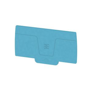 Afsluit- eindplaat blauw h:78.83mm b:2.1mm V-0 Wem VVE=20