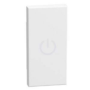 Light Now axiale toets met pictogram boiler 1 module - wit