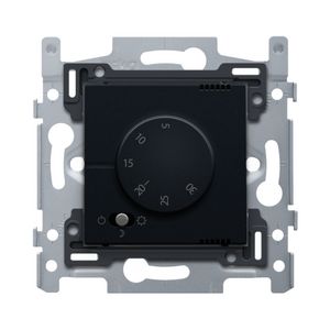 Elektronische thermostaat black coated
