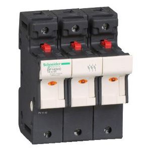 Zekeringhouder+Indicator 3M -50A Zekeringmaat 14x51mm VVE=2