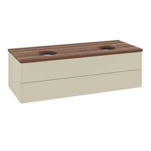 Wastafelonderkast Antao 1200x360x500mm S.Grey Matt Lacquer K24012HJ