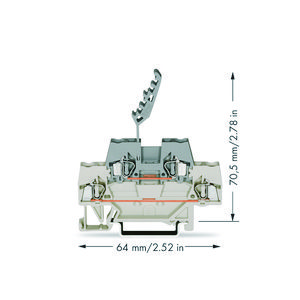 2-etageklem Rijg-/rijgklem rail 35x15+35x7,5 280-541 VVE=50