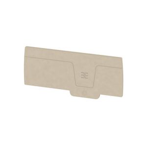 Afsluit- eindplaat d.beige h:100.23mm b:2.1mm V VVE=20