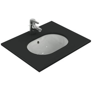 Onderbouwwastafel Connect ovaal 48x35x17cm wit