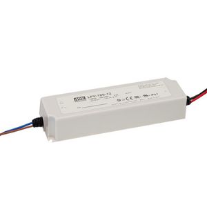 AC-DC enkele output LED driver (CV) 12Vdc 8.5A kabel output