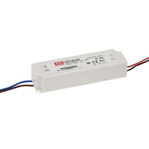 AC-DC enkele output LED driver (CV) 24Vdc 1.5A kabel output