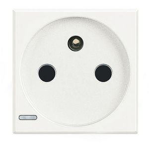 Wandcontactdoos Penaarde schroefklemmen Axolute White