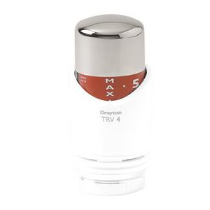 Thermostaatkop DRAYTON M30x1,5 wit/chroom