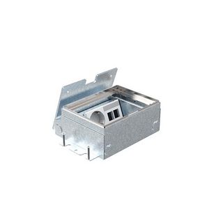 Smartbox+ Vloercontactdoos 65mm 1x wandcontactdoos + 2x Datasp. deksel inleg 7mm