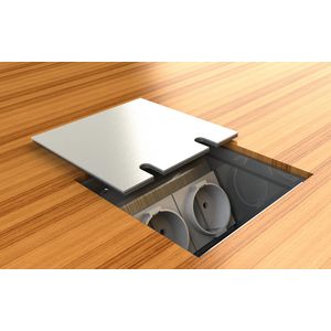 8802 2x 230V RA alu deksel