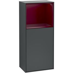 Zijkast Finion 418x936x270mm Mid.Blue Matt Lacquer F500HBHG
