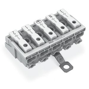 Kroonklem Drukknop extern PE-schroefcontact 294-5455 VVE=250