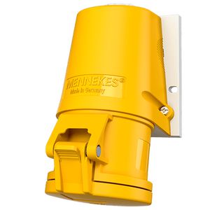Wandcontactdoos 32A 3-polig  4H 110V IP44 TwinCONTACT